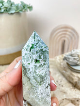 Load image into Gallery viewer, Moss Agate Tower Crystals Sydney Australia