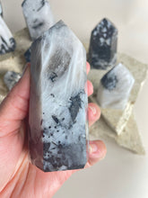 Load image into Gallery viewer, Tourmaline in quartz tower (TQ3)