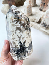 Load image into Gallery viewer, Tourmaline in feldspar tower (TF1)