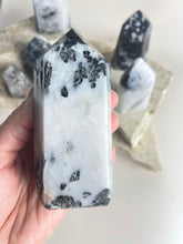 Load image into Gallery viewer, Tourmaline in quartz tower (TQ7)
