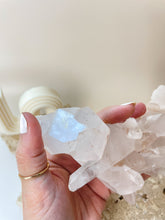 Load image into Gallery viewer, Pink Himalayan Samadhi Quartz Cluster Crystals Sydney Australia