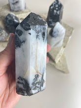 Load image into Gallery viewer, Tourmaline in quartz tower (TQ7)