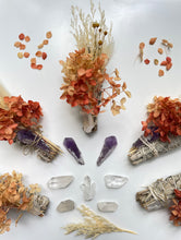 Load image into Gallery viewer, Sage smudge + crystal
