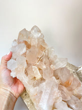 Load image into Gallery viewer, Pink Himilayan Samadhi Quartz Cluster Crystals Sydney Australia