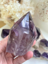 Load image into Gallery viewer, Purple Amethyst raw polished point Sydney crystal shop