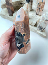 Load image into Gallery viewer, Tourmaline in feldspar tower (TF6)