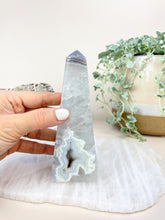 Load image into Gallery viewer, Druzy Agate Obelisk Tower Crystals Sydney Australia