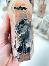 Load image into Gallery viewer, Tourmaline in feldspar tower (TF6)