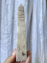 Load image into Gallery viewer, Pink Amethyst Orbicular obelisk (PAO15)