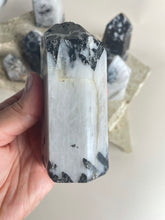 Load image into Gallery viewer, Tourmaline in quartz tower (TQ7)
