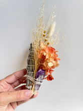 Load image into Gallery viewer, Sage smudge + crystal