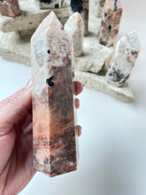 Load image into Gallery viewer, Tourmaline in feldspar tower (TF7)