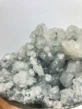 Load image into Gallery viewer, Apophyllite on chalcedony cluster raw form statement crystal Sydney crystal shop