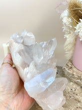 Load image into Gallery viewer, White Pink Himalayan Samadhi Quartz Cluster Crystals Sydney Australia
