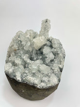Load image into Gallery viewer, Apophyllite on chalcedony cluster raw form statement crystal Sydney crystal shop