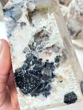 Load image into Gallery viewer, Tourmaline in feldspar tower (TF1)