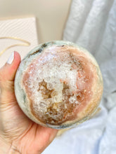 Load image into Gallery viewer, Pink Amethyst Druzy Sphere crystals Sydney Australia