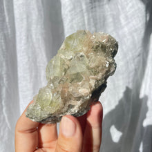 Load image into Gallery viewer, Green apophyllite with stilbite (GAS1)