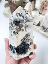 Load image into Gallery viewer, Tourmaline in feldspar tower (TF1)