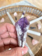Load image into Gallery viewer, Purple Amethyst elestial point Sydney crystal shop