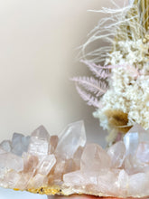 Load image into Gallery viewer, Pink Himilayan Samadhi Quartz Cluster Crystals Sydney Australia