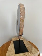 Load image into Gallery viewer, Natural agate slice on stand