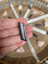 Load image into Gallery viewer, mini black tourmaline points raw form crystal grid gridding Sydney crystal shop
