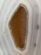 Load image into Gallery viewer, Natural agate slice on stand