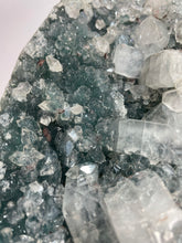 Load image into Gallery viewer, Apophyllite on chalcedony cluster raw form statement crystal Sydney crystal shop