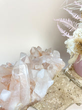 Load image into Gallery viewer, Pink Himilayan Samadhi Quartz Cluster Crystals Sydney Australia