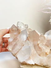 Load image into Gallery viewer, Pink Himilayan Samadhi Quartz Cluster Crystals Sydney Australia