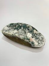 Load image into Gallery viewer, Apophyllite on chalcedony cluster raw form statement crystal Sydney crystal shop