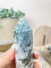 Load image into Gallery viewer, Moss Agate Tower Crystals Sydney Australia
