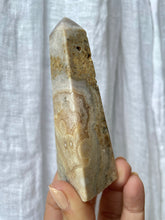 Load image into Gallery viewer, Pink Amethyst Orbicular obelisk (PAO8)