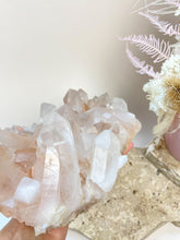Load image into Gallery viewer, Pink Himilayan Samadhi Quartz Cluster Crystals Sydney Australia