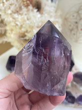 Load image into Gallery viewer, Purple Amethyst raw polished point Sydney crystal shop