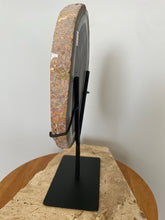 Load image into Gallery viewer, Natural agate slice on stand