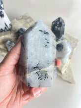 Load image into Gallery viewer, Tourmaline in quartz tower (TQ2)