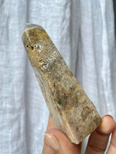 Load image into Gallery viewer, Pink Amethyst Orbicular obelisk (PAO8)