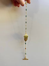 Load image into Gallery viewer, Handmade intentional conscious crystal jewellery Sydney Hamsa Moss Agate Bracelet