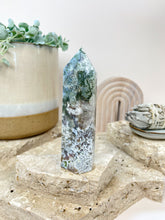 Load image into Gallery viewer, Moss Agate Tower Crystals Sydney Australia