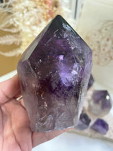Load image into Gallery viewer, Purple Amethyst raw polished point Sydney crystal shop