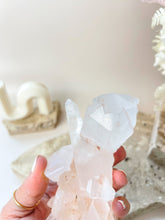 Load image into Gallery viewer, Pink Himalayan Samadhi Quartz Cluster Crystals Sydney Australia