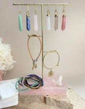Load image into Gallery viewer, Crystal pendant - gold top