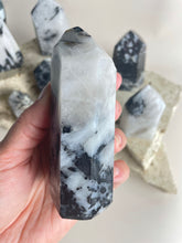 Load image into Gallery viewer, Tourmaline in quartz tower (TQ3)
