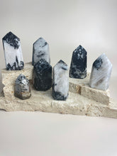 Load image into Gallery viewer, Tourmaline in quartz tower (TQ7)

