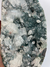 Load image into Gallery viewer, Apophyllite on chalcedony cluster raw form statement crystal Sydney crystal shop 
