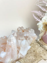 Load image into Gallery viewer, Pink Himilayan Samadhi Quartz Cluster Crystals Sydney Australia
