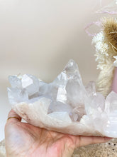 Load image into Gallery viewer, White Pink Himalayan Samadhi Quartz Cluster Crystals Sydney Australia
